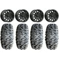 thumbnail image 1 of MSA Fang 14" Wheels Black 30" MotoClaw Tires Polaris RZR XP 1000 / PRO XP / Ranger XP 900/1000, 1 of 4