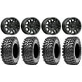 thumbnail image 1 of MSA Fang 14" Wheels Black 32" Rampage Tires Can-Am Commander Maverick Renegade Outlander Defender, 1 of 4