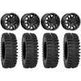 thumbnail image 1 of MSA Fang 14" Wheels Black 32" XT400 Tires Kawasaki Mule Pro FXT, 1 of 4