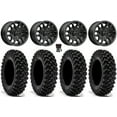 thumbnail image 1 of MSA Fang 14" Wheels Black 34" Warrior XT Sticky Tires Polaris RZR XP 1000 / PRO XP / Ranger XP 900/1000, 1 of 4