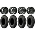 thumbnail image 1 of MSA Fang 15" Wheels Black 28" MotoRally Tires Sportsman RZR Ranger, 1 of 4