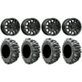 thumbnail image 1 of MSA Fang 15" Wheels Black 30" Bogger Tires Kawasaki Teryx Mule, 1 of 4