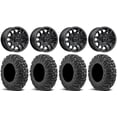 thumbnail image 1 of MSA Fang 15" Wheels Black 30" MotoVator Tires Kawasaki Mule Pro FXT, 1 of 4