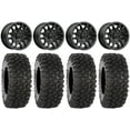thumbnail image 1 of MSA Fang 15" Wheels Black 30" XC450 Tires Sportsman RZR Ranger, 1 of 4