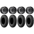 thumbnail image 1 of MSA Fang 15" Wheels Black 32" MotoRally Tires Kawasaki Teryx Mule, 1 of 4