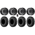 thumbnail image 1 of MSA Fang 15" Wheels Black 32" MotoRavage XL Tires Can-Am Maverick X3 / Honda Pioneer 1000 / Talon, 1 of 4