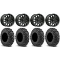 thumbnail image 1 of MSA Fang 15" Wheels Black 32" MotoVator Tires Kawasaki Teryx Mule, 1 of 4