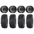 thumbnail image 1 of MSA Fang 15" Wheels Black 32" Roctane T4 Tires Sportsman RZR Ranger, 1 of 4