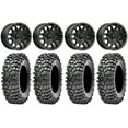thumbnail image 1 of MSA Fang 15" Wheels Black 32" Roxxzilla 396 Tires Sportsman RZR Ranger, 1 of 4