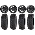 thumbnail image 1 of MSA Fang 15" Wheels Black 35" Chicane DS Tires Can-Am Commander Maverick Renegade Outlander Defender, 1 of 4