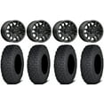 thumbnail image 1 of MSA Fang 15" Wheels Black 35" Coyote Tires Kawasaki Mule Pro FXT, 1 of 4