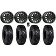 thumbnail image 1 of MSA Fang 15" Wheels Black 35" Intersect Tires Kawasaki Mule Pro FXT, 1 of 4