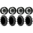 thumbnail image 1 of MSA Fang 18" Wheels Black 32" MotoHavok Tires Sportsman RZR Ranger, 1 of 4