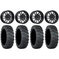 thumbnail image 1 of MSA Fang 20" Wheels Black 33" Versa Cross V3 Tires Kawasaki Teryx Mule, 1 of 4
