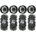 thumbnail image 1 of MSA Fang 20" Wheels Black 34" Moto MTC Tires Can-Am Maverick X3 / Honda Pioneer 1000 / Talon, 1 of 4