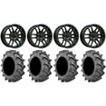thumbnail image 1 of MSA Fang 20" Wheels Black 37x9.5 BKT 171 Tires Sportsman RZR Ranger, 1 of 4