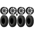 thumbnail image 1 of MSA Flash 18" Wheels Milled 40" MotoCrusher Tires Sportsman RZR Ranger, 1 of 4