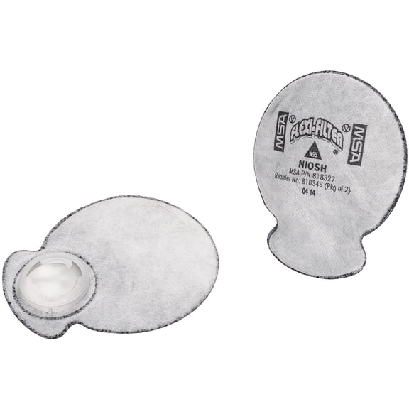 Filter, Flexi-Filters, White, Bayonet, MSA Advantage(TM) 818346