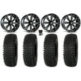 thumbnail image 1 of MSA Kore 14" Wheels Black 28" Roctane ST Tires Kawasaki Mule Pro FXT, 1 of 4