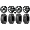thumbnail image 1 of MSA Kore 14" Wheels Black 30" Alpha Tires Sportsman RZR Ranger, 1 of 4