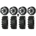 thumbnail image 1 of MSA Kore 14" Wheels Black 32" Outlaw M/T Tires Sportsman RZR Ranger, 1 of 4