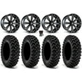 thumbnail image 1 of MSA Kore 14" Wheels Black 34" Warrior XT Sticky Tires Yamaha Viking Wolverine YXZ1000R, 1 of 4
