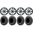 thumbnail image 1 of MSA Lok 14" ATV Wheels 27" MotoRavage Tires Can-Am Commander Maverick Renegade Outlander Defender, 1 of 4