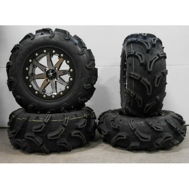 MSA Lok 14" UTV Wheels 28" Zilla Tires Polaris RZR XP 1000 / PRO XP