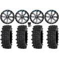 thumbnail image 1 of MSA Lok 14" Wheels Gunmetal 27" ACP Tires Sportsman RZR Ranger, 1 of 4