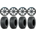 thumbnail image 1 of MSA Lok 14" Wheels Gunmetal 27" Terra Hook Tires Kawasaki Mule Pro FXT, 1 of 4