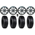 thumbnail image 1 of MSA Lok 14" Wheels Gunmetal 30" Intersect Tires Sportsman RZR Ranger, 1 of 4
