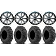 thumbnail image 1 of MSA Lok 15" ATV Wheels 32" MotoVator Tires Sportsman RZR Ranger, 1 of 4