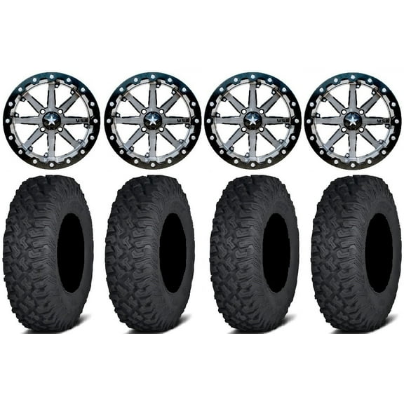 MSA Lok 15" UTV Wheels 35" Coyote Tires Polaris RZR XP 1000 / PRO XP / Ranger XP 900/1000