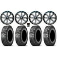 thumbnail image 1 of MSA Lok 15" Wheels Gunmetal 30" Predator Tires Kawasaki Mule Pro FXT, 1 of 4