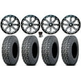 thumbnail image 1 of MSA Lok 15" Wheels Gunmetal 33" Daemon Tires Can-Am Commander Maverick Renegade Outlander Defender, 1 of 4