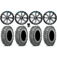 thumbnail image 1 of MSA Lok 15" Wheels Gunmetal 35" Lynx SXS Tires Kawasaki Teryx Mule, 1 of 4