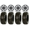 thumbnail image 1 of MSA Lok2 Beadlock 14" ATV Wheels 28" Rip Saw Tires Sportsman RZR Ranger, 1 of 4