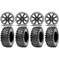 thumbnail image 1 of MSA Lok2 Beadlock 14" ATV Wheels 32" Rampage Tires Can-Am Commander Maverick Renegade Outlander Defender, 1 of 4