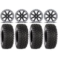 thumbnail image 1 of MSA Lok2 Beadlock 14" ATV Wheels 32" XC450 Tires Sportsman RZR Ranger, 1 of 4