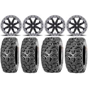 MSA Lok2 Beadlock 14" UTV Wheels 26" Bear Claw HTR Tires Polaris RZR XP 1000 / PRO XP / Ranger XP 900/1000
