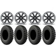 thumbnail image 1 of MSA Lok2 Beadlock 14" UTV Wheels 28" MotoRally Tires Yamaha Viking Wolverine YXZ1000R CFMoto ZForce 950 UForce 1000, 1 of 4