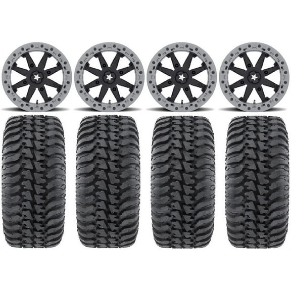 MSA Lok2 Beadlock 14" UTV Wheels 30" Regulator Tires Yamaha Viking Wolverine YXZ1000R CFMoto ZForce 950 UForce 1000