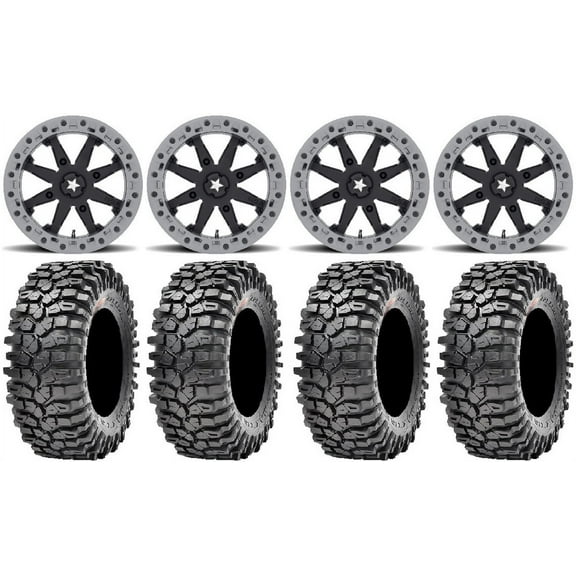 MSA Lok2 Beadlock 14" UTV Wheels 35" Roxxzilla Tires Polaris RZR XP 1000 / PRO XP / Ranger XP 900/1000