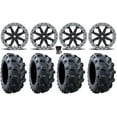 thumbnail image 1 of MSA Lok2 Beadlock 14" Wheels Bk 27" Vampire II Tires Can-Am Commander Maverick Renegade Outlander Defender, 1 of 4
