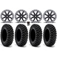thumbnail image 1 of MSA Lok2 Beadlock 14" Wheels Bk 34" Warrior XT Tires Sportsman RZR Ranger, 1 of 4