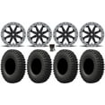 thumbnail image 1 of MSA Lok2 Beadlock 14" Wheels Black 32" MotoCrusher Tires Can-Am Commander Maverick Renegade Outlander Defender, 1 of 4