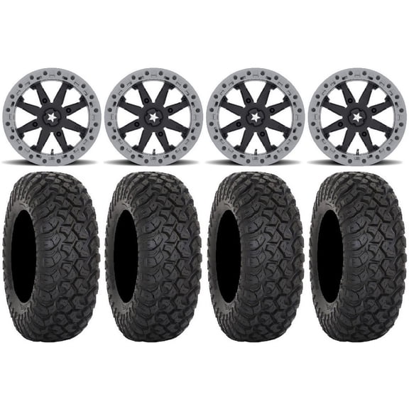 MSA Lok2 Beadlock 15" UTV Wheels 33" RT320 Tires Polaris RZR XP 1000 / PRO XP / Ranger XP 900/1000