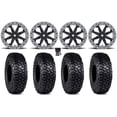 thumbnail image 1 of MSA Lok2 Beadlock 15" Wheels Black 35" Intersect Tires Yamaha Viking Wolverine YXZ1000R, 1 of 4