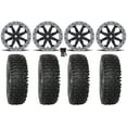 thumbnail image 1 of MSA Lok2 Beadlock 15" Wheels Black 37" RC500S Sticky Tires Sportsman RZR Ranger, 1 of 4
