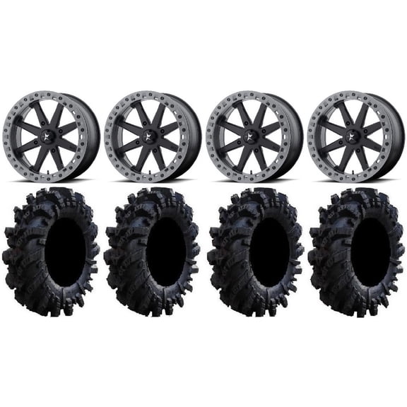 MSA Lok2 Beadlock 18" UTV Wheels 36" Intimidator Tires Polaris RZR XP 1000 / PRO XP / Ranger XP 900/1000